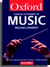The Concise Oxford Dictionary of Music